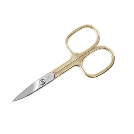 Niegeloh Solingen Manicure 24K Gold Plated Nail Scissors Perfect cutters - Premium Quality Manicure Scissors for Precision Cut, Handcrafted in Solingen Germany 9cm (24K Gold Nail Scissors)