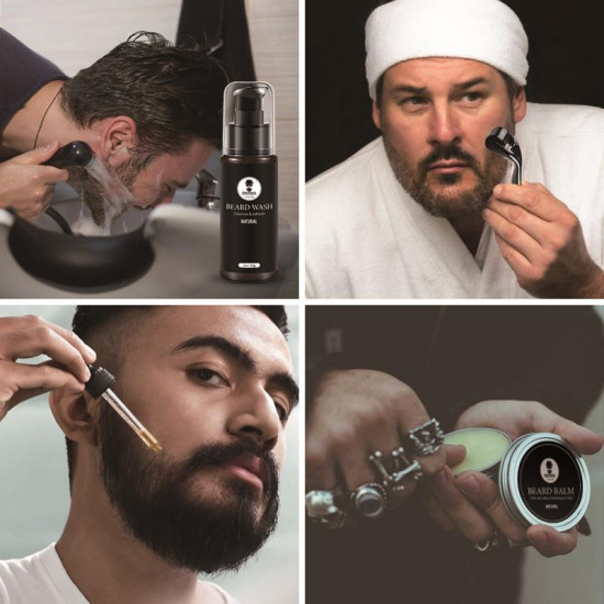 Perfect Beard Growth Kit for Men Promote Hair Beard Growth Kit 5PCS/SET