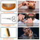 Beard Growth Care Grooming Kit Oil Wax Comb Brush Scissors Gift Set For Men