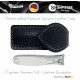 Shpitser Manicure and Pedicure Nail Clipper, German Stainless Steel, Handcrafted in Solingen Germany, Small, 6cm, Genuine Leather Case 