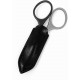 Erbe Professional Self Sharpened Stainless Steel Titanium Black Combination Nail and Cuticle Scissors - Made in Solingen Germany | Packed with Shpitser Leather Case