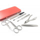 Solingen Professional XL Manicure Pedicure Kit - Portable Travel Surgical Stainless Steel Nail Grooming kit for Men and Women - Made in Solingen Germany| 7 Pieces Packed with Leather Case (Red) Solingen Professional XL Manicure Pedicure Kit - Portable Travel Surgical Stainless Steel Nail Grooming kit for Men and Women - Made in Solingen Germany| 7 Pieces Packed with Leather Case (Red)