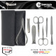 SHPITSER Professional 7pc TopInox Surgical Stainless Steel Tools Manicure Pedicure Set in Genuine Durable Leather Case Handmade in Solingen Germany for Nail and Cuticle Care