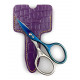 Niegeloh Solingen Professional Stainless Steel Titanium Blue Self Sharpened Combination Nail and Cuticle Scissors - Made in Solingen Germany | Packed with Shpitser Leather Case Niegeloh Solingen Professional Stainless Steel Titanium Blue Self Sharpened Combination Nail and Cuticle Scissors - Made in Solingen Germany | Packed with Shpitser Leather Case