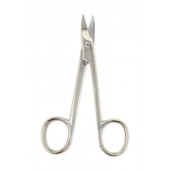 Henbor Heavy Duty Professional C45 Carbon Steel Toenail Scissors Pedicure nail cutters - Premium Quality Nickel Plated Pedicure Scissors for thick and hard nails, Handcrafted in Premana Italy