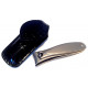 Niegeloh Solingen Professional TopInox® stainless steel nail clipper 6cm Germany with Black Croco Leather Case Niegeloh Solingen Professional TopInox® stainless steel nail clipper 6cm Germany with Black Croco Leather Case