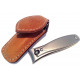 Niegeloh Solingen Professional TopInox® stainless steel nail clipper 6cm Germany with Caramel Brown Leather Case Niegeloh Solingen Professional TopInox® stainless steel nail clipper 6cm Germany with Caramel Brown Leather Case