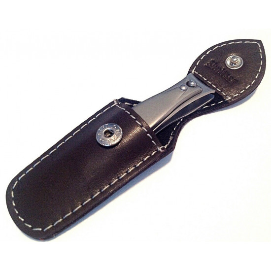 Niegeloh Solingen Professional TopInox® stainless steel nail clipper 6cm Germany with Dark Brown Leather Case Niegeloh Solingen Professional TopInox® stainless steel nail clipper 6cm Germany with Dark Brown Leather Case