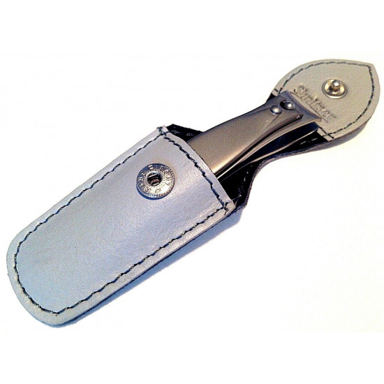 Niegeloh Solingen Professional TopInox® stainless steel nail clipper 6cm Germany with Light Gray Leather Case Niegeloh Solingen Professional TopInox® stainless steel nail clipper 6cm Germany with Light Gray Leather Case