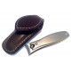 Niegeloh Solingen Professional TopInox® stainless steel nail clipper 6cm Germany with Dark Brown Leather Case Niegeloh Solingen Professional TopInox® stainless steel nail clipper 6cm Germany with Dark Brown Leather Case