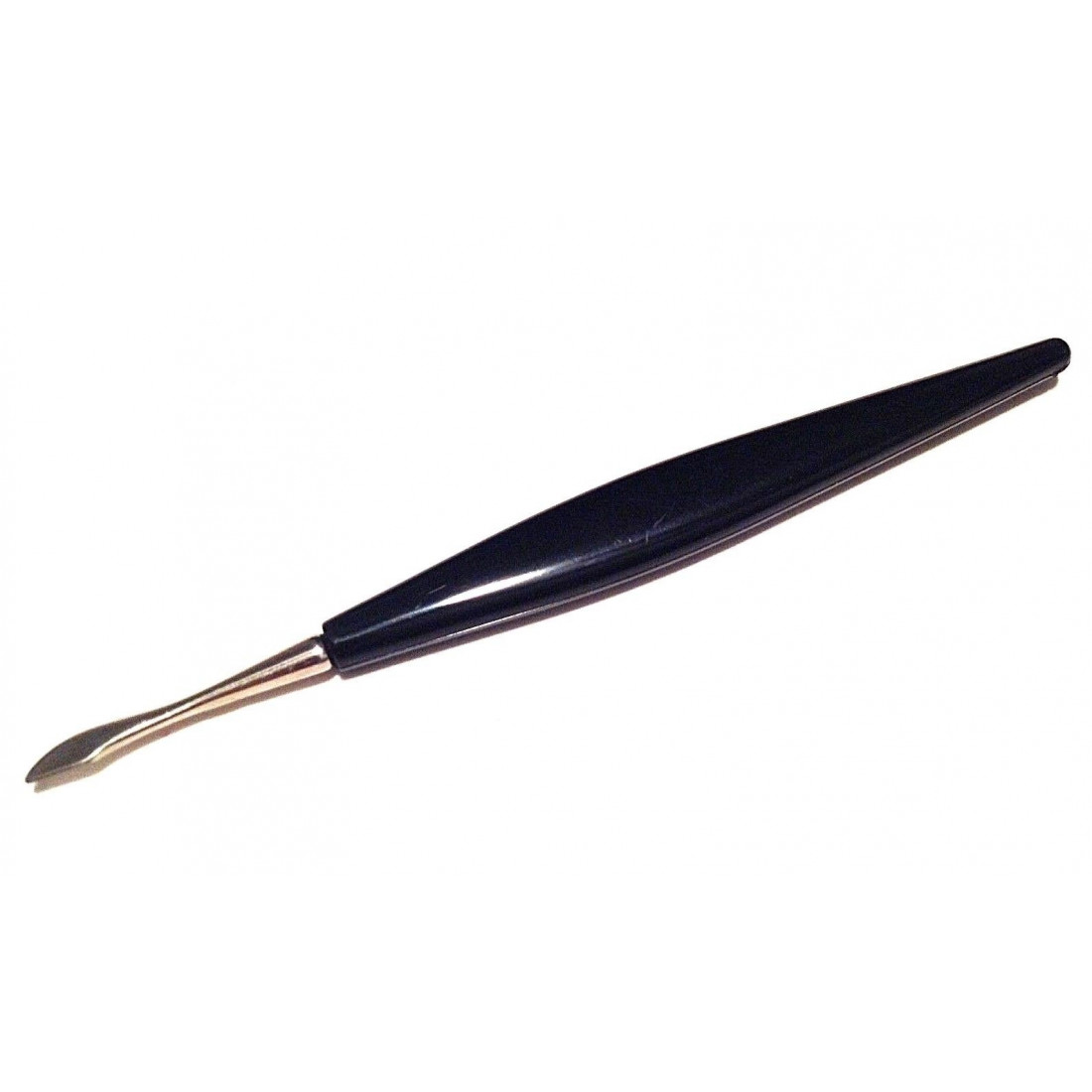 Niegeloh Solingen Nickel Plated Cuticle Knife with black handle