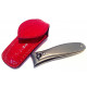 Niegeloh Solingen Professional TopInox® stainless steel nail clipper 6cm Germany with Red Croco Leather Case Niegeloh Solingen Professional TopInox® stainless steel nail clipper 6cm Germany with Red Croco Leather Case
