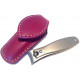 Niegeloh Solingen Professional TopInox® stainless steel nail clipper 6cm Germany with Pink Leather Case Niegeloh Solingen Professional TopInox® stainless steel nail clipper 6cm Germany with Pink Leather Case