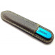 Genuene Czech Patented Bohemian Crystal Glass Nail File in Leather Case, 9cm Gray-turq Genuene Czech Patented Bohemian Crystal Glass Nail File in Leather Case, 9cm Gray-turq