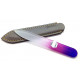 Genuene Czech Patented Bohemian Crystal Glass 9cm Nail File in Leather Case Genuene Czech Patented Bohemian Crystal Glass 9cm Nail File in Leather Case