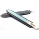 Genuene Czech Patented Bohemian Perl White Full Color Crystal Glass Nail File With Mirror Handle in Leather Case, 14cm Genuene Czech Patented Bohemian Perl White Full Color Crystal Glass Nail File With Mirror Handle in Leather Case, 14cm