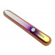 Genuene Czech Patented Bohemian Crystal Glass Nail File in Leather Case, 14cm Genuene Czech Patented Bohemian Crystal Glass Nail File in Leather Case, 14cm
