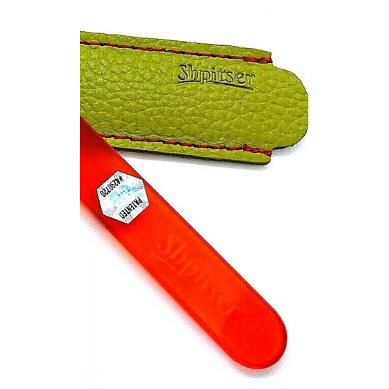 Shpitser 2 Pcs. Genuene Czech Patented Crystal Glass Nail File in Leather Cases 14cm Shpitser 2 Pcs. Genuene Czech Patented Crystal Glass Nail File in Leather Cases 14cm