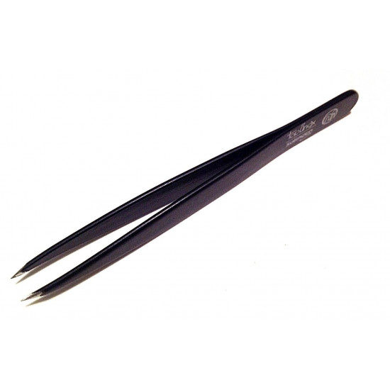 Niegeloh Professional TopInox Stainless Steel 9cm Black Pointed Tweezers Germany