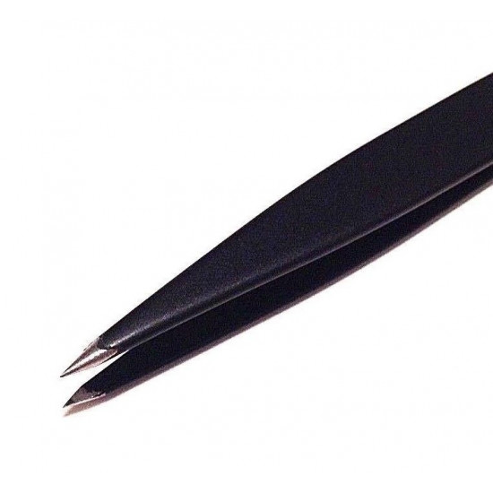 Niegeloh Professional TopInox Stainless Steel 9cm Black Pointed Tweezers Germany