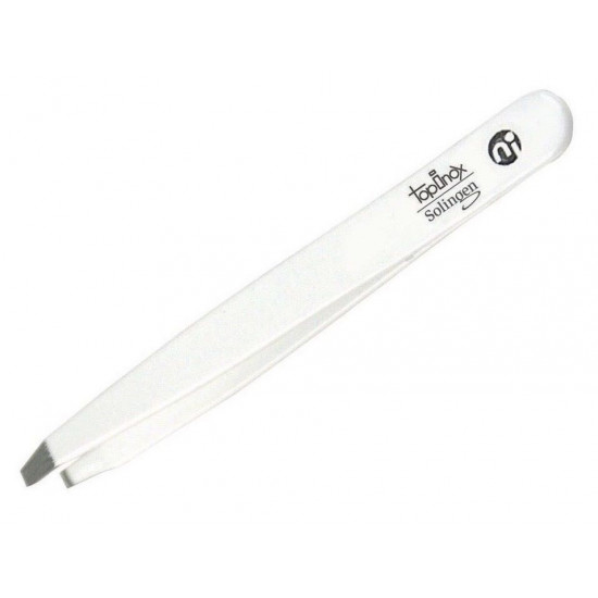 Niegeloh Professional TopInox White Coated Claw Tweezers with leather sleeve Germany