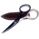 Niegeloh Solingen Cuticle Scissors Inox Style Titanium Black Self Sharpening 9cm with Dark Brown Leather Case Niegeloh Solingen Cuticle Scissors Inox Style Titanium Black Self Sharpening 9cm with Dark Brown Leather Case