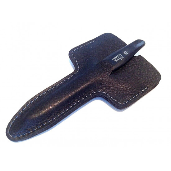 Niegeloh Solingen 2 pcs Black High Quality Leather Travel Special Steel Manicure Set Germany Niegeloh Solingen 2 pcs Black High Quality Leather Travel Special Steel Manicure Set Germany