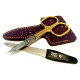 Niegeloh Solingen 2 pcs High Quality Leather Travel Special Steel Manicure Set Germany Purple Niegeloh Solingen 2 pcs High Quality Leather Travel Special Steel Manicure Set Germany Purple