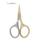 Niegeloh Solingen Cuticle Scissors Inox Style Titanium Gold Self Sharpening with Pink Leather Case Germany Niegeloh Solingen Cuticle Scissors Inox Style Titanium Gold Self Sharpening with Pink Leather Case Germany