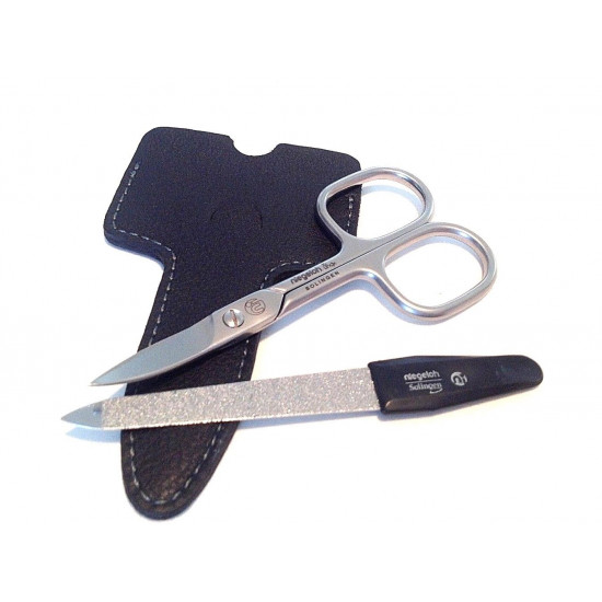 Shpitler High Quality Black Leather Sleeve for Manicure Scissors, Germany 4 inch Shpitler High Quality Black Leather Sleeve for Manicure Scissors, Germany 4 inch