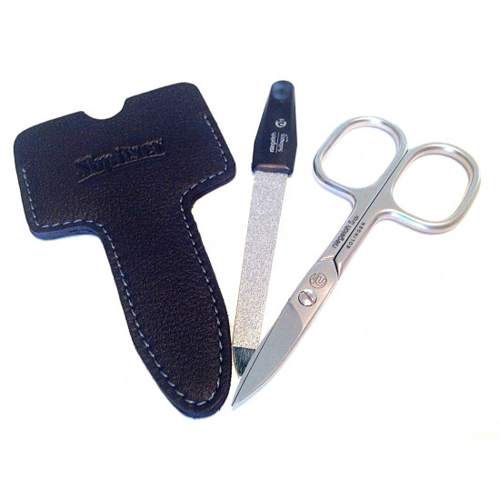 Shpitler High Quality Black Leather Sleeve for Manicure Scissors, Germany 4 inch Shpitler High Quality Black Leather Sleeve for Manicure Scissors, Germany 4 inch