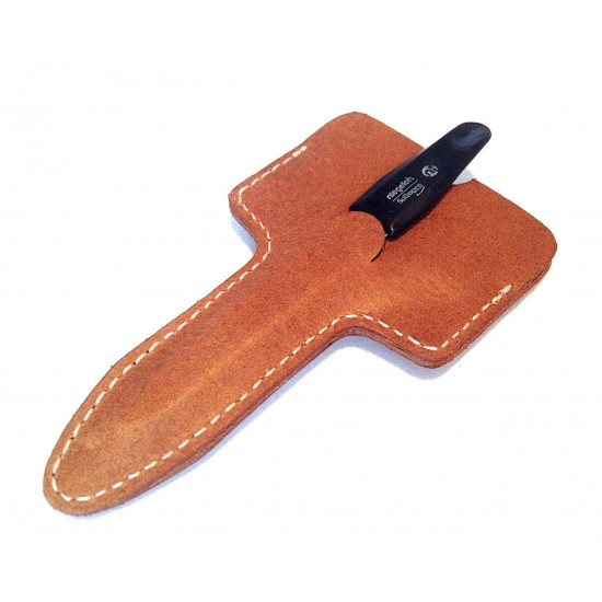 Niegeloh Solingen 2 pcs Caramel High Quality Leather Travel Special Steel Manicure Set Germany Niegeloh Solingen 2 pcs Caramel High Quality Leather Travel Special Steel Manicure Set Germany