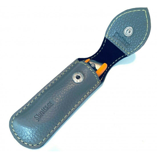 Solingen Germany Premium Stainless Steel Toe Nail Clippers With Orange Catcher by Goesol in Leather Case Solingen Germany Premium Stainless Steel Toe Nail Clippers With Orange Catcher by Goesol in Leather Case