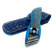 Solingen Germany Premium Stainless Steel Toe Nail Clippers With Blue Catcher by Goesol in Leather Case Solingen Germany Premium Stainless Steel Toe Nail Clippers With Blue Catcher by Goesol in Leather Case