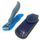 Solingen Germany Premium Stainless Steel Toe Nail Clippers With Blue Catcher by Goesol in Leather Case Solingen Germany Premium Stainless Steel Toe Nail Clippers With Blue Catcher by Goesol in Leather Case