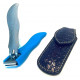 Solingen Germany Premium Stainless Steel Toe Nail Clippers With Blue Catcher by Goesol in Leather Case Solingen Germany Premium Stainless Steel Toe Nail Clippers With Blue Catcher by Goesol in Leather Case