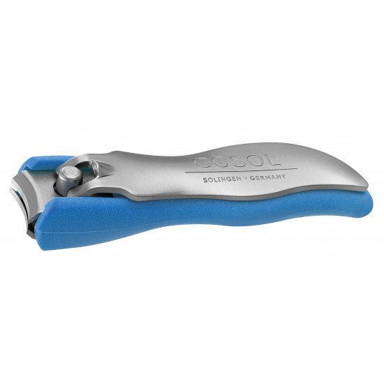 Solingen Germany Premium Stainless Steel Nail Clipper With Blue Catcher by Goesol Solingen Germany Premium Stainless Steel Nail Clipper With Blue Catcher by Goesol
