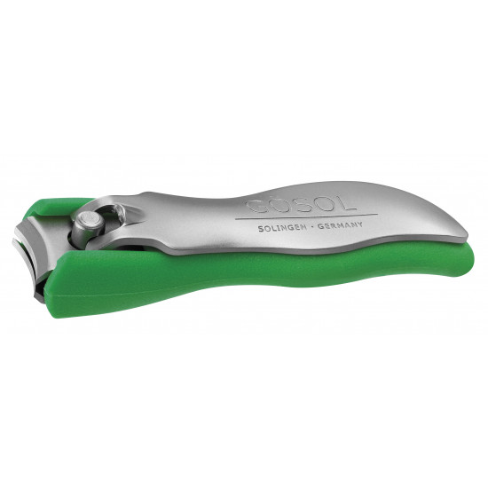 Solingen Germany Premium Stainless Steel Nail Clipper With Green Catcher by Goesol Solingen Germany Premium Stainless Steel Nail Clipper With Green Catcher by Goesol
