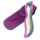 Solingen Germany Premium Stainless Steel Toe Nail Clippers With Pink Catcher by Goesol in Leather Case Solingen Germany Premium Stainless Steel Toe Nail Clippers With Pink Catcher by Goesol in Leather Case