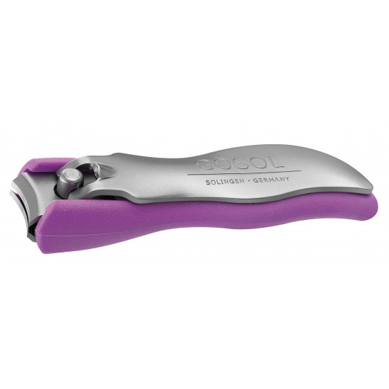 Solingen Germany Premium Stainless Steel Nail Clipper With Pink Catcher by Goesol Solingen Germany Premium Stainless Steel Nail Clipper With Pink Catcher by Goesol