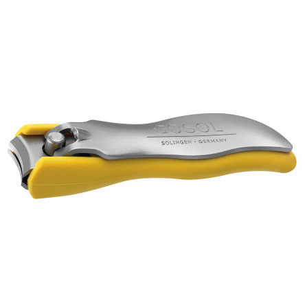 Solingen Germany Premium Stainless Steel Nail Clipper With Yellow Catcher by Goesol