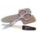 Shpitler 4 inch High Quality Mid Gray Leather Sleeve for Manicure Scissors, Germany Shpitler 4 inch High Quality Mid Gray Leather Sleeve for Manicure Scissors, Germany