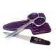 Shpitler 4 inch High Quality Purple Leather Sleeve for Manicure Scissors, Germany Shpitler 4 inch High Quality Purple Leather Sleeve for Manicure Scissors, Germany