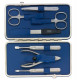 PREMIUM STAINLESS STEEL 7 PCS MEN'S MANICURE SET BY GÖSOL SOLINGEN GERMANY PREMIUM STAINLESS STEEL 7 PCS MEN'S MANICURE SET BY GÖSOL SOLINGEN GERMANY