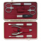 Solingen Professional XL Manicure Pedicure Kit - Portable Travel Surgical Stainless Steel Nail Grooming kit for Men and Women - Made in Solingen Germany| 7 Pieces Packed with Leather Case (Red) Solingen Professional XL Manicure Pedicure Kit - Portable Travel Surgical Stainless Steel Nail Grooming kit for Men and Women - Made in Solingen Germany| 7 Pieces Packed with Leather Case (Red)