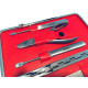 PREMIUM STAINLESS STEEL 7 PCS MEN'S MANICURE SET BY GÖSOL SOLINGEN GERMANY PREMIUM STAINLESS STEEL 7 PCS MEN'S MANICURE SET BY GÖSOL SOLINGEN GERMANY