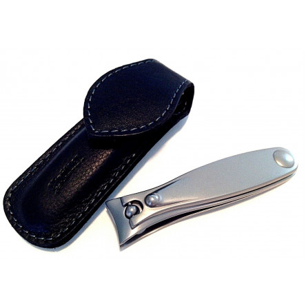 Shpitler 3.5Inch Black Leather Pouch For Toenail Clippers or Nippers