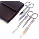 Niegeloh Solingen 5ps German Top Quality Stainless Steel Manicure set in Durable Leather Case Germany Niegeloh Solingen 5ps German Top Quality Stainless Steel Manicure set in Durable Leather Case Germany