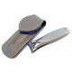 Shpitler 3.5Inch Mid Gray Leather Pouch For Toenail Clippers or Nippers Shpitler 3.5Inch Mid Gray Leather Pouch For Toenail Clippers or Nippers