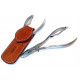 Shpitler 3.5Inch Caramel Leather Pouch For Toenail Clippers or Nippers Shpitler 3.5Inch Caramel Leather Pouch For Toenail Clippers or Nippers